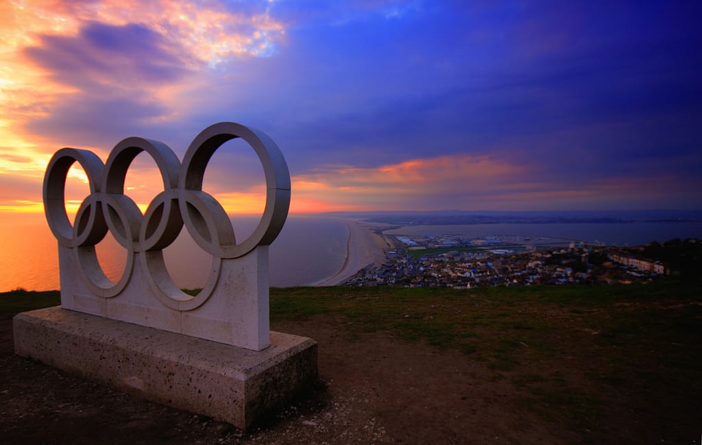 five olympic rings